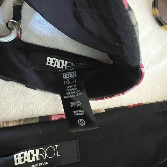 Beach Riot Camilla Top & Chloe Bottom in Fuchsia Orchid sz S - Picture 6 of 6